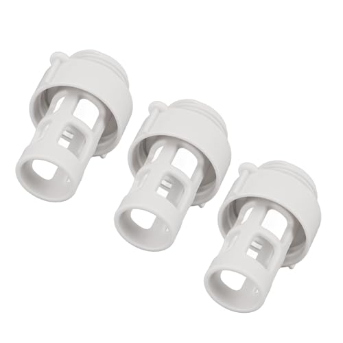 Beufee 3pcs Pool Drain -Anschluss, Poolschlauchadapter Ersatz Runde Schwimmbadabflussschraube Wasserentwässerungsadapter für 10184 Runde Schwimmbäder 25mm Faden von Beufee