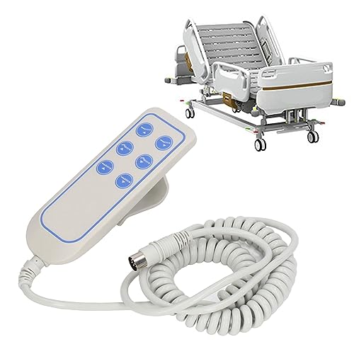Beufee 8 Stift Hebebett -Controller, 6 Taste Elektrischer Stuhl Remote PVC IP66 HIFT STUHR Hand -Steuerung für Elektrobettleistung Ließer Beufee 8 Stift Hebebett -Controller, 6 Taste Elektrischer Stuhl Remote PVC IP66 HIFT STUHR Hand -Steuerung für Elektrobettleistung Ließer von Beufee
