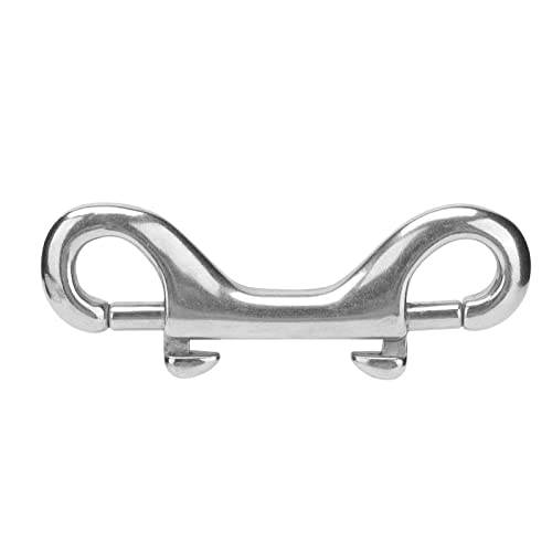 Beufee Bolt Snap Hooks, Trigger Chain Clip Double Sided Trigger Snaps for Dog Leash, Key Chain, Horse Tack, Feed Bucket (90mm) von Beufee