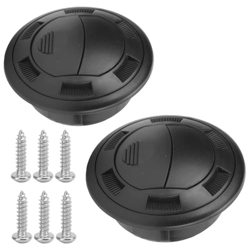 Beufee Dashboard -Klimaanlagen Deflektor, 2pcs 100 75 -mm -ssdach Runde Luftablüftung mit Gitter schwarz für Bus -Elektroautos Beufee Dashboard -Klimaanlagen Deflektor, 2pcs 100 75 -mm -ssdach Runde Luftablüftung mit Gitter schwarz für Bus -Elektroautos von Beufee