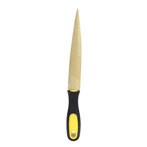 Beufee Holzfeile, Nadelfeilen-Set, Holzraspeln für die Holzbearbeitung, Shinto-Raspel, Maschinistenwerkzeuge mit weichem Griff für Holz- und Lederschnitzereien (Goldfeile 6 Zoll + Verpackungsbeutel) von Beufee