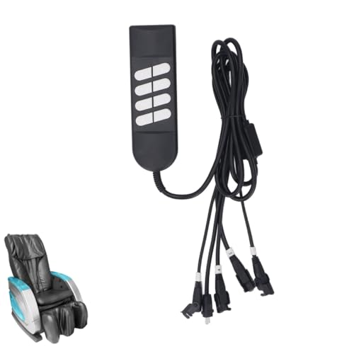 Beufee Lift Chair Remote Replacement, 8 Buttons 5 Pin 4 Motor Lift Chairs Power Recliner Hand Control Electric Recliner Hand Controller for Home Beufee Lift Chair Remote Replacement, 8 Buttons 5 Pin 4 Motor Lift Chairs Power Recliner Hand Control Electric Recliner Hand Controller for Home von Beufee