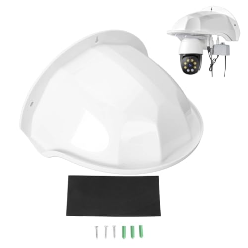 Beufee Outdoor -Kameraabdeckung, Sonnenregenschutzschutzdach für Wasserdacht für die Überwachungskamera der Kuppel PTZ (Weiß) von Beufee