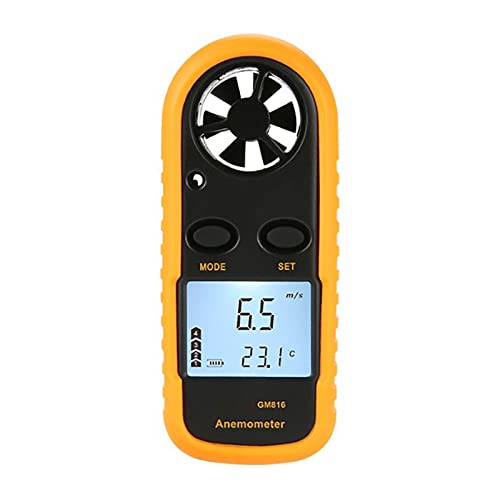 Digital Anemometer Handheld Windgeschwindigkeitsmesser Guage mit Seil zur Messung der Windgeschwindigkeitstemperatur für Windsurfen -Segelfischen im Freien im Freien Digital Anemometer Handheld Windgeschwindigkeitsmesser Guage mit Seil zur Messung der Windgeschwindigkeitstemperatur für Windsurfen -Segelfischen im Freien im Freien von Beufee