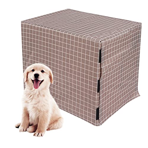 Hundekiste Cover, Oxford Pet Kennel Cover Vorräte für Hundezwinger im Freien (L: 42 Zoll) von Beufee