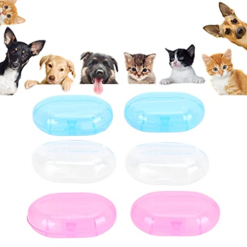 Hundezahnbürste, Hundezahnbürstenset Mit Aufbewahrungsbox, Hunde-Fingerzahnbürste, Katzenzahnbürste, Welpenzahnbürste, Haustierzahnbürste von Beufee