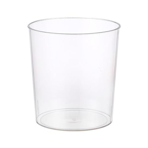 Kleine Mülldose, transparent runde Mülldose große Kapazitätsverschwendung Korb klare Blumen Vasen für Badezimmer Schlafzimmer Büro (S) (M) (L) von Beufee