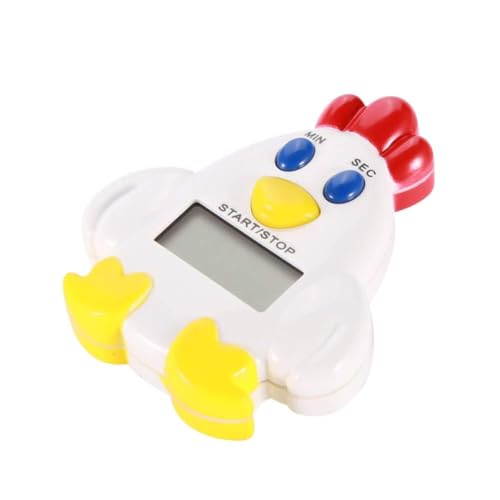 Magnetischer Küchentimer, niedlicher Hahn-Form Digitaler Timer Digitaler Küchentimer für das Küchenstudium Digitaler Timer Countdown-Uhren Dekorative Kochuhren für Lehrer Kleine Timer(01) von Beufee