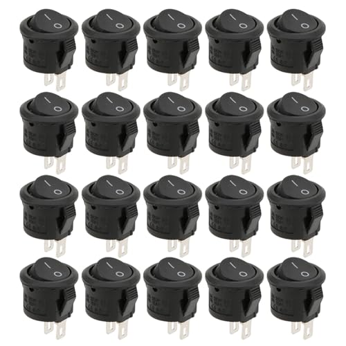 Mini -Rockerschalter, 20 Prozent kleiner Runde 2 Pin 2 Position auf Ausschaltungsschalter KCD11 Industrial Control Elemente Mini -Rockerschalter, 20 Prozent kleiner Runde 2 Pin 2 Position auf Ausschaltungsschalter KCD11 Industrial Control Elemente von Beufee