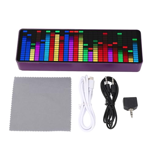 Musikspektrum -Display, 384 RGB LED -Sprachsensor -Pickup -Analysator mit Uhr 20 Dynamisch 7 Farbe 140 Display -Effekte USB -Antrieb Musikspektrum -Display, 384 RGB LED -Sprachsensor -Pickup -Analysator mit Uhr 20 Dynamisch 7 Farbe 140 Display -Effekte USB -Antrieb von Beufee