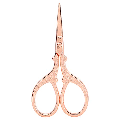 Nähen Stickerei Schere, 2 Stück Retro Vintage Detail Scheren Craft ing Threading Schere Näh zubehör (Roségold) von Beufee
