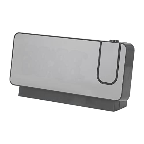 Projektionswecker, LED-Spiegel, digitaler Wecker, 180 ° drehbar, Projektion, 4-stufige Helligkeit, LED-Spiegelanzeige für das Home Office von Beufee