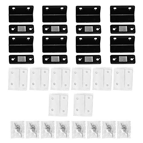 Schrank Magnetischer Fang, Magnettür -Fang l -Form -Türmagnet mit Klebstoffpaste und Schrauben für Heimküchenschrankschubladen von Beufee