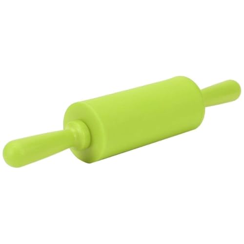 Nudelholz, 22,9 cm Antihaft-Silikon-Nudelholz, Mini-Nudelholz, Silikon-Teigrolle, kleines Nudelholz zum Backen, Ausrollen für Kinder(Grün) von Beufee