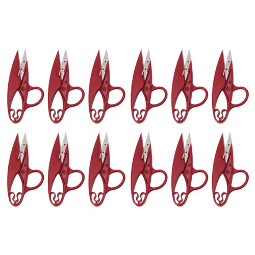 Stickerei Schere, 12 Stück Edelstahl Garn Gewinde Snips Nähsc heren Knipse Mini Trimmen Nipper für Schneiderei Herstellung Stickerei Schere, 12 Stück Edelstahl Garn Gewinde Snips Nähsc heren Knipse Mini Trimmen Nipper für Schneiderei Herstellung von Beufee