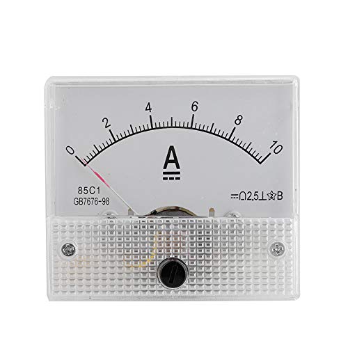 Voltmeter, DC Analog 85c1 Analog Panel Spannungsmesser Strom Voltmeter 2,5 Genauigkeit Spannung Analog Voltmeter Panel Für Schaltungstests(Gleichstrom 0–10 A) von Beufee