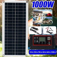 1000w Solarpanel-Kit 20a 12v Batterieladegerät Controller Wohnwagen Boot Outdoor Anwesen 1000w Solarpanel-Kit 20a 12v Batterieladegerät Controller Wohnwagen Boot Outdoor Anwesen von Beurer