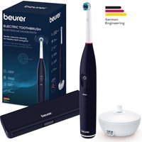 BEURER Elektrische Zahnbürste "TB 50, Elektrische Zahnbürste mit Andrucksensor & Langzeitakku" 1 Stk. Aufsteckbürsten Effektive Plaque-Entfernung, 3 Programme, bis zu 45 Tage Akkulaufzeit von Beurer