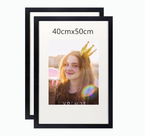 2er Set 40x50cm Bilderrahmen, MDF-Rahmen,Rahmen aus holz,Frame 40x50cm,Wand Bilderrahmen Moderner Fotorahmen,Perfekt zum Verschenken,Schwarz 2er Set 40x50cm Bilderrahmen, MDF-Rahmen,Rahmen aus holz,Frame 40x50cm,Wand Bilderrahmen Moderner Fotorahmen,Perfekt zum Verschenken,Schwarz von Beutrain