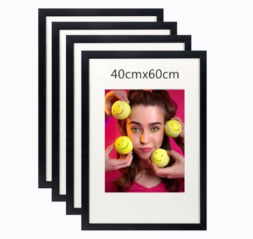4er Set 40x60cm Bilderrahmen, MDF-Rahmen,Rahmen aus holz,Frame 40x60cm,Wand Bilderrahmen Moderner Fotorahmen,Perfekt zum Verschenken,Schwarz 4er Set 40x60cm Bilderrahmen, MDF-Rahmen,Rahmen aus holz,Frame 40x60cm,Wand Bilderrahmen Moderner Fotorahmen,Perfekt zum Verschenken,Schwarz von Beutrain