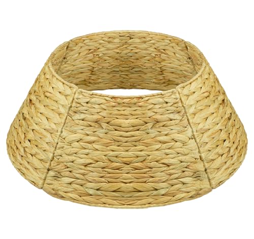 Beutrain Weihnachtsbaum Kragen aus Wasserhyazinthe,Handgefertigter Weihnachtsbaum Rock,Weihnachtsbaum Kragen,Abdeckung für Christbaumständer Korb Beutrain Weihnachtsbaum Kragen aus Wasserhyazinthe,Handgefertigter Weihnachtsbaum Rock,Weihnachtsbaum Kragen,Abdeckung für Christbaumständer Korb von Beutrain