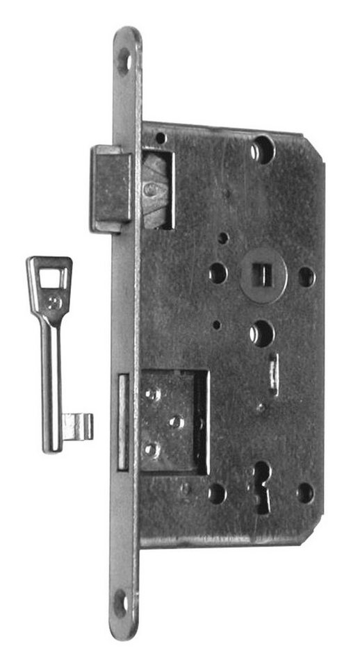 Bever & Klophaus Einsteckschloss, Zimmertüreinsteckschloss Buntbart 55-1 / 72 / 8 TGL DIN Rechts 18 x von Bever & Klophaus