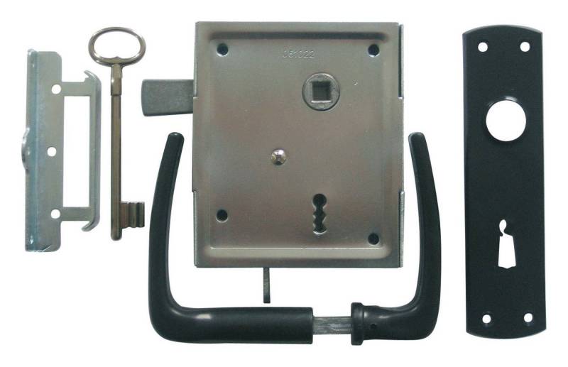 Bever & Klophaus Kastenschloss, Uni für Profilzylinder mit Garnitur und hebender Falle Bever & Klophaus Kastenschloss, Uni für Profilzylinder mit Garnitur und hebender Falle von Bever & Klophaus