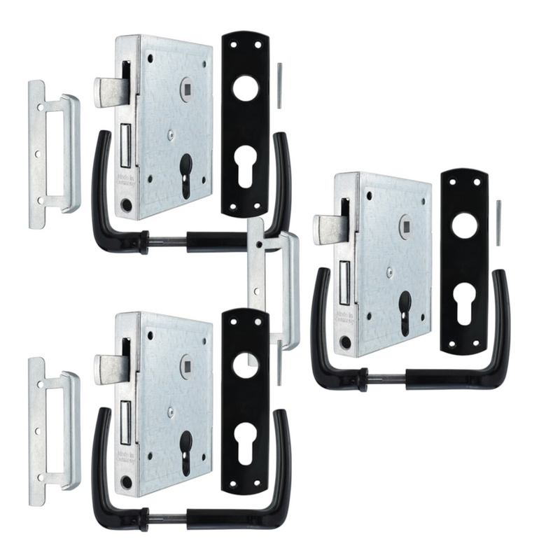 Bever Universal Kastenschloss Türriegel Kellertür Din Links Rechts 60mm 3 Stück B-Ware Bever Universal Kastenschloss Türriegel Kellertür Din Links Rechts 60mm 3 Stück B-Ware von Bever