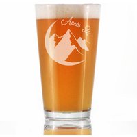 Apres Ski - Süßes Lustiges Pint Glas, 16 Oz, Geätzte Sprüche, Geschenk Für Bierliebhaber Und Skifahrer, Die Party von BevveeCo