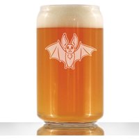 Fledermaus - Niedliches Bierdosen Pint Glas Geschenke, Gruseliges & Halloween Dekor Für Liebhaber 16 Oz von BevveeCo