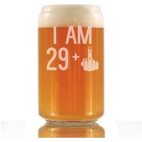 Witziges 30. Geburtstag Pint Glas Geätztes Bierdosen Glas von BevveeCo