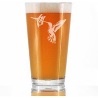 Kolibri - Pint-Glas Für Bier Geschenke Und Dekoration Mit Vogelmotiv Vogelbeobachter Gärtner 16-Unzen-Glas von BevveeCo
