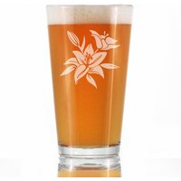 Lily - Pint Glas Für Bier Blumenliebhaber Themen Geschenke Und Dekor Gärtner Floristen 16 Oz von BevveeCo