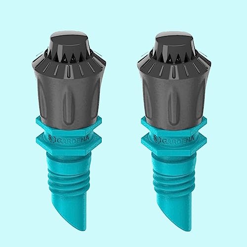 Bewässerung 2X Gardena Sprühdüse 360° Zubehör für das Micro-Drip-System 4,6 mm (3/16") Schlauch Adapter (2X Sprühdüse 360°) von Bewässerung