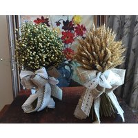 Flachsstrauß Und Weizenstrauß Mit Schleife Stehstauß Handgefertigt Flachsstrauß Und Weizenstrauß Mit Schleife Stehstauß Handgefertigt von BewahrteSchaetze