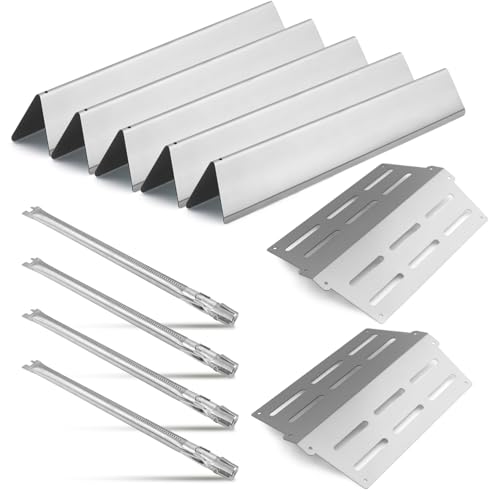 7620 7621 Flavorizer Bars für Weber Genesis 300 Serie, E310, S310, E320, E330, S330, EP310, EP320, EP330 Grill mit Frontsteuerung (62752-4+7620+7622, Silber) 7620 7621 Flavorizer Bars für Weber Genesis 300 Serie, E310, S310, E320, E330, S330, EP310, EP320, EP330 Grill mit Frontsteuerung (62752-4+7620+7622, Silber) von Bewesazy