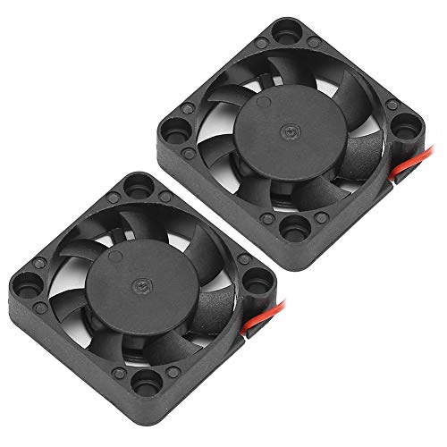 2PCs Kleiner Kühlkörperlüfter, CPU Kühler mit Schrauben, Großes Luftvolumen, Geringes Geräusch, Bester Lüfter für Pi 4B / 3B + / 3B / 2B. (Himbeerkuchen) von Bewinner
