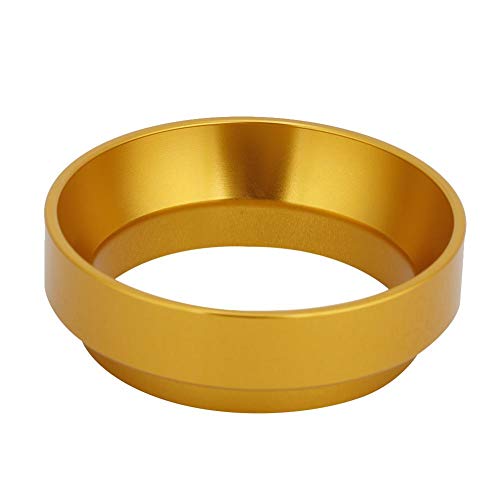 58mm Aluminium Universal Kaffee Dosierring Trichter Ersatz Kaffeemaschine Zubehör für Kaffeemaschine, Notwendiges Werkzeug für handgemachten Kaffee(Gold) von Bewinner