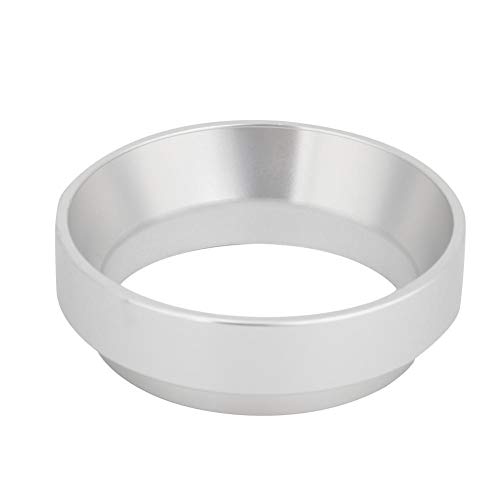 58mm Aluminium Universal Kaffee Dosierring Trichter Ersatz Kaffeemaschine Zubehör für Kaffeemaschine, Notwendiges Werkzeug für handgemachten Kaffee(Silber) von Bewinner