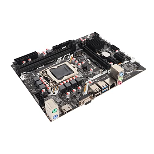 Bewinner ATX Gaming Motherboard, Dual Channel DDR4 DIMM Desktop Motherboard, PCIE 7 Phase Power M.2 NVME USB 3.0 HDMI, Computer Motherboard Unterstützt LGA 1200 von Bewinner