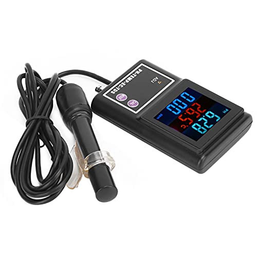 BT4.0BLE PH-Tester, PH-Tester-Unterstützung PH, EC, TDS DREI Modi, LCD-Bildschirm PH-Monitor, PH 0,00-14,00pH PH-Messer (Europäischer Standard AC 230V-240V) von Bewinner