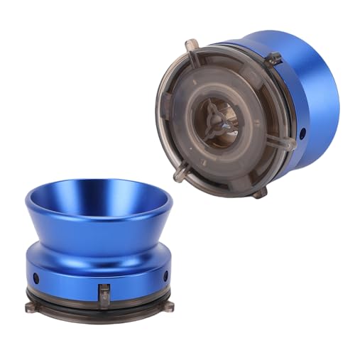 Bewinner 1 Paar NAB Rollen -Hub -Adapter, NAB -Hub -Adapter Aluminiumlegierung 1/4 10 Zoll Universal Ladegerät mit Sperre für Rollen zu Rollenkapitalrekorder Fitstader B67 (BLUE) von Bewinner