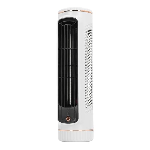 Bewinner 10,5-Zoll-Turmventilator, Leiser, Kühlender Schreibtisch-Tischventilator mit 3 Geschwindigkeiten, Leiser Flügelloser Standventilator, Persönlicher Kleiner Flügelloser Ventilator, von Bewinner