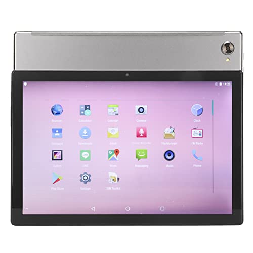 Bewinner 10 Zoll Tablet PC, WiFi Tablet mit 8 Core CPU 6GB 256GB 6000mAh Akku für 11, 2.4G 5G WiFi IPS Bildschirm Tragbares Tablet (EU-Stecker) von Bewinner