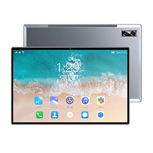 Bewinner 10 Zoll Tablet für Android 11,6 GB RAM 256 GB ROM, 7000 MAh Akku Tablet PC IPS HD+ Touchscreen, Dual SIM Unterstützung, 5 G & 2,4 G WLAN, 5 MP WLAN Tablet für Kids, Bt, Grau von Bewinner