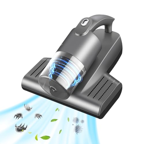 Bewinner 15Kpa Kältefrei Milbensauger für Matratzen, 2000mAh Handstaubsauger, 57000RPM Akku Hand Matratzenreiniger mit UV C Licht, Milbenstaubsauger für Bettsofa von Bewinner
