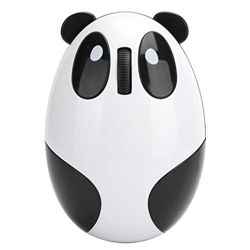 Bewinner 2,4-GHz-Funkmaus für Win/Mac/Linux/Andriod/IOS, optische Panda-Computermaus USB-Funkmaus Eingebauter Akku, Plug & Play von Bewinner