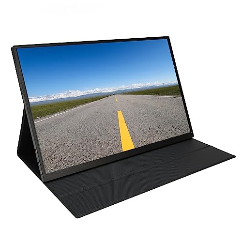 Bewinner 2,5K Tragbarer Monitor, 16 Zoll 2520 X 1680 178° HDR Externer Mobiler Bildschirm, 60 Hz Typ C Reisemonitor für Laptop Tablet RasPi PS5 Xbox Switch (EU-Stecker) von Bewinner