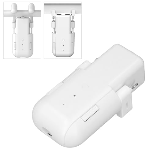 Bewinner 2pcs Automatischer Vorhangöffner und Näher, BT Fernbedienungssteuerung Intelligentem Vorhang mit App -Timer, Voice Control WiFi Electric Switch Roboter für T Rail U Rail von Bewinner