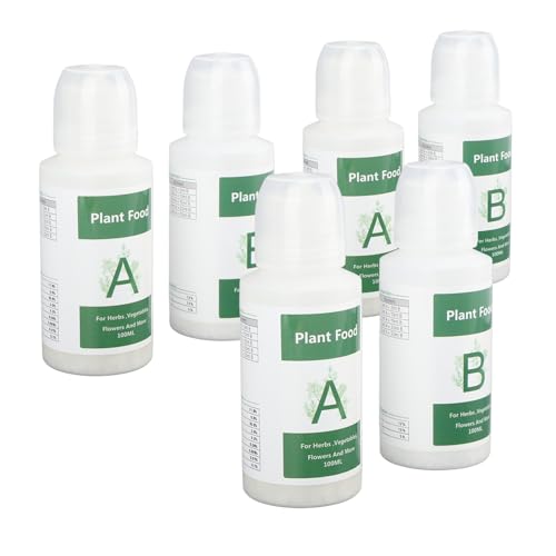 Bewinner 3er-Set Hydroponic Dünger – Sichere Hydrokultur Pflanzennahrung für den Innenbereich – Wachsende Hydrokultur für Gemüse und Obst von Bewinner